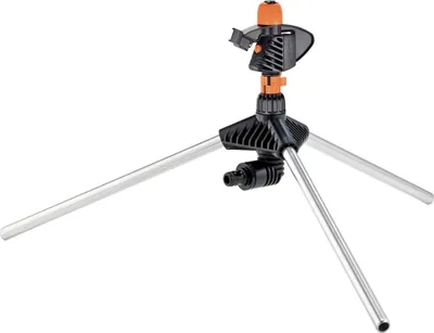 Produktbild von Claber Impact Tripod Impulsregner auf Stativ