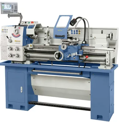 Produktbild von Metalldrehmaschine 350x1000mm 2200W 400V Drehmaschine mit Digitalanzeige Vierfachstahlhalter