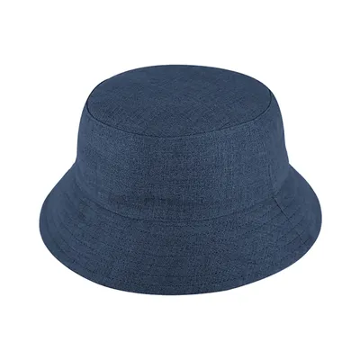 Produktbild von Fiebig Fischerhut Leinen uni UV-Schutz Jeansblau Gr. 61