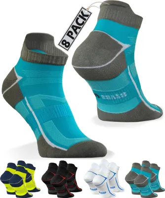 Produktbild von Sesto Senso Sportsocken Quarter Unisex Zum Laufen Farbmix Größe 47-50 - 8er-Pack