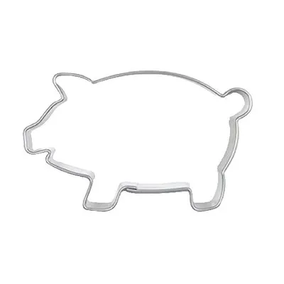 Produktbild von Edelstahl-Sparschwein 40x66mm CZ