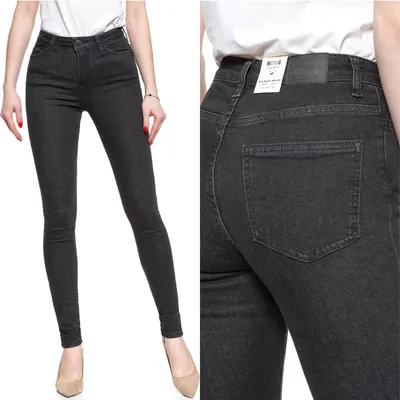 Produktbild von MUSTANG, Damen Jeanshose, Skinny fit, ZOE SUPER SKINNY, W25 L30, Schwarz, Jeans, baggyjeans, buggy
