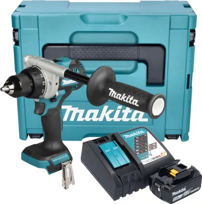 Produktbild von Makita DDF 492 RT1J Akku Bohrschrauber 18 V 141 Nm Brushless + 1x Akku 5,0 Ah + Ladegerät + Makpac