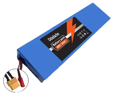 Immagine prodotto di Batteria, capacità 60Ah, compatibile con veicoli elettrici, connettori XT60-JST, 48V