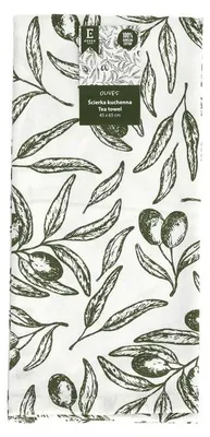 Obrázek produktu pro Ručník, kuchyňská utěrka, 100% bavlna 45x65 Olives Olives