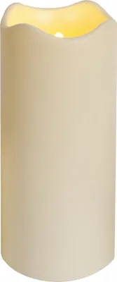Produktbild von Best Season LED-Kerze aus Kunststoff Lichtsensor, ca.23 x 10 cm, Batterie, 068-25