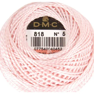 Produktbild von DMC Garnknäuel, perlgarn, Stärke 5, 10 g, Farbnummer 116a/5-818
