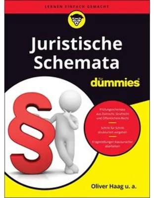 Obrázok produktu pre Juristische Schemata für Dummies