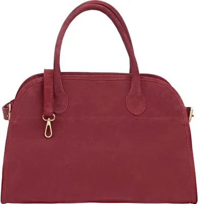 Produktbild von Vezze Burgunderrote Wildleder-Handtasche Damen