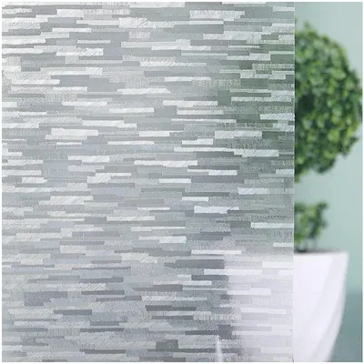 Productafbeelding van Raamfolie - Zelfklevend en ondoorzichtig - Privacyfolie voor glasoppervlakken - Melkglaslook, 44,5 x 200 cm