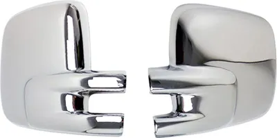 Productafbeelding van Spiegelschilden. Spiegelomsluiting voor VW Transporter T4, bouwjaar 1990-2003. Chroom, ABS, zilver