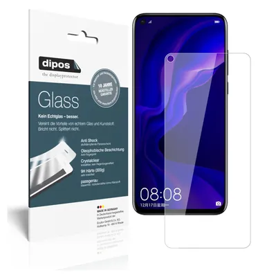 Produktbild von 2x Schutzfolie für Huawei Nova 4 - Anti-Shock 9H Folie Glass Kunststoffglas
