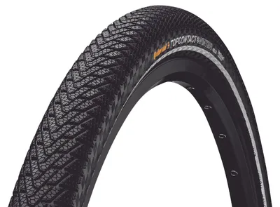 Produktbild von Continental TopContact Win Pre II, 26", Straße, Tubeless-Reifen, Klappbarer Wulst, Schwarz, 180 TPI
