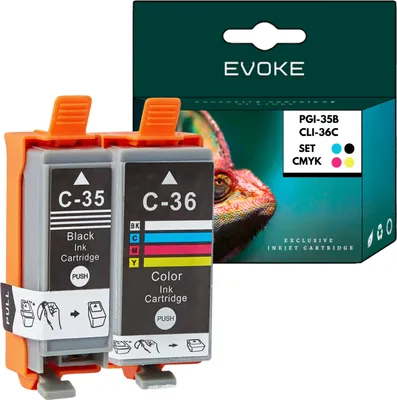 Obrázek produktu pro Náplně pro Canon PGI 35 CLI 36 XL PGI35 CLI36 Pixma iP100 iP110 mini260 mini320 TR150 ❇️