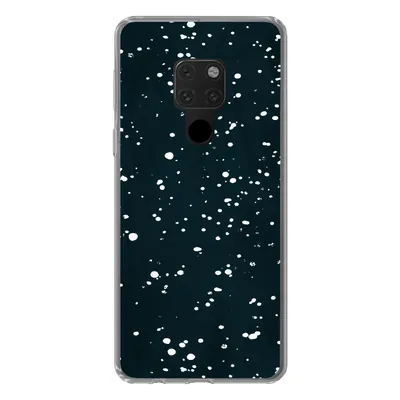 Produktbild von MuchoWow® Handyhülle Schutzhülle Hülle für Huawei P40 Lite Polka dots - Schwarz - Weiß Silikon Softcase Handy Hülle - Handy