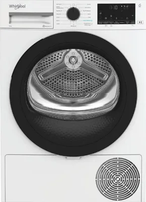 Produktbild von Whirlpool 859991717700, Freistehend, Frontlader, Wärmepumpe, Weiß, Drehregler, Rechts