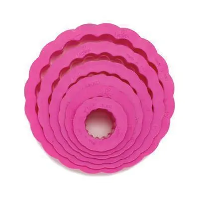 Produktbild von Kreise geriffelt  Set 5 teilig Ausstecher von Decora 1,5 bis 8 cm