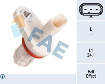 Produktbild von FAE Nockenwelleposition Sensor für OPEL Corsa D Schrägheck (S07) Nockenwellen 79396
