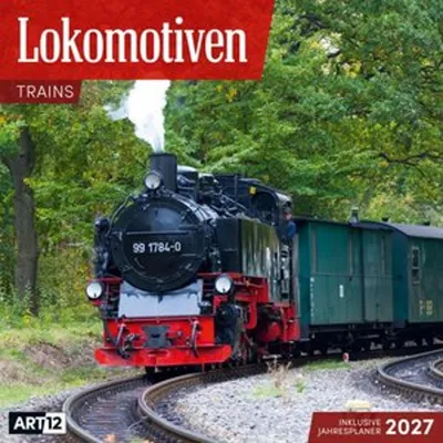Obrázek produktu pro Kalendář lokomotiv 2027 – 30×30 – Art12