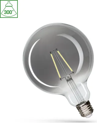 Produktbild von Spectrum LED Filament Leuchtmittel Globe G125 4,5W = 29W E27 klar Rauchglas 320lm Neutralweiß 4000K 270°