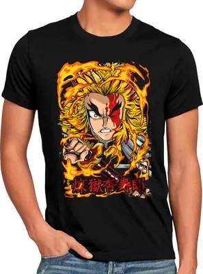Produktbild von style3 Rengoku Fury Herren T-Shirt anime japan manga