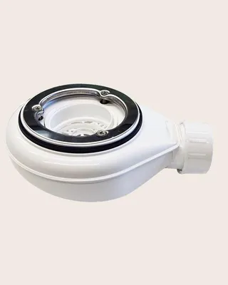 Immagine prodotto di Piletta per Piatti Doccia 90 mm Scarico 40 mm con Sifone e Filtro Raccogli Capelli