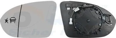 Produktbild von VAN WEZEL Spiegelglas Außenspiegel Links für OPEL INSIGNIA Caravan Asphärisch Beheizbar 3854835