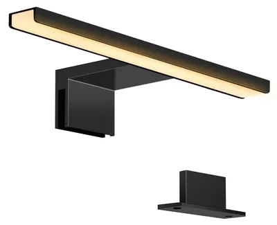 Productafbeelding van 2-in-1 LED spiegellamp 30 cm IP44 badkamerlamp LED badkamerlamp make-up licht 230 V