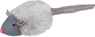 Obrázek produktu pro TRIXIE Squeaky Mouse, Kočka, Plyšová hračka, Plyšový, 60 mm