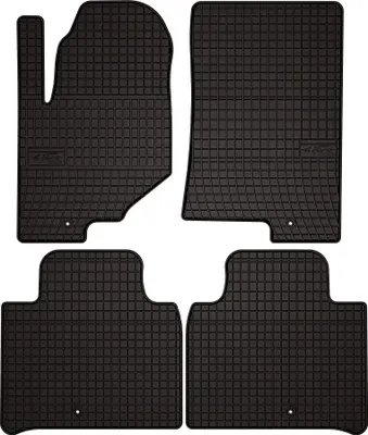 Zdjęcie produktu dla Dywaniki gumowe do SsangYong Rexton IV 2017- (SUV) – 4 szt., czarne, dopasowane – Wielganizator SolidPRO