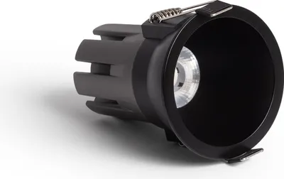 Produktbild von LED Downlight Einbaustrahler 5-7W Konisch Areni Schnitt Ø 65 mm 3500K Schwarz Warmweiß 5 W
