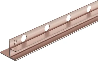 Produktbild von Balneo | Gefälleprofil für Glas kupfer | FLOOR STRIPS | Edelstahl AISI 304 | Rechts 170 cm