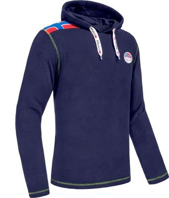 Immagine prodotto di Felpa in pile Nebulus FILE uomo, pullover alla moda, cappuccio con coulisse, P6692 - uomo, navy-lime, XXL