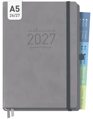 Produktbild von Chäff-Timer Deluxe 2026/2027 / 17 Monate / A5 / Grey Edition / Häfft-Verlag