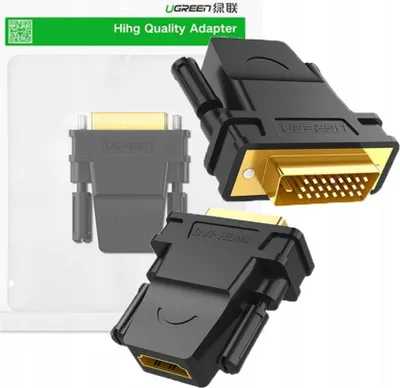 Image de Ugreen UGREEN Adapter DVI - HDMI Full HD (black)