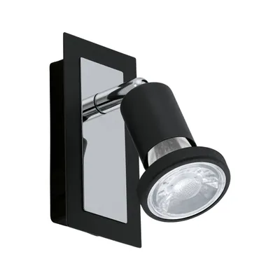 Produktbild von EGLO Sarria, Strahler Oberflächenbeleuchtung, Nicht austauschbare(s) Leuchtmittel, 10 W, 3000 K, 400 lm, Schwarz, Chrom