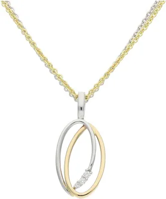 Produktbild von JuwelmaLux Anhänger 585/000 Gelbgold, Weißgold Brillanten JL10-02-3433