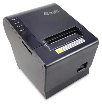 Image de Equip Imprimante thermique 58mm pour le point deavec fonction de découpe automatique - connexion USB - Ethernet et tiroir-caisse - impression thermique - imprimante POS - 203 x 203 DPI - 220 mm/sec - ASCII - 8 cm