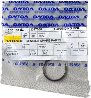 Produktbild von VOLVO S40 V40 S70 V70 Achskörperschutz OE 1377060