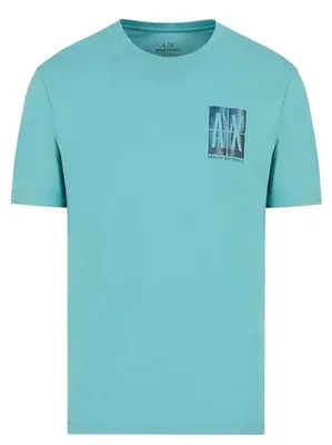 Obrázok produktu pre Tričko Armani Exchange s logom, farba Bristol Blue: Veľkosť: L