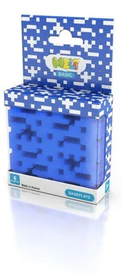 Produktbild von Meli Basic Konstruktionsplatten-Set – 6 Grundplatten für kreatives Bauen