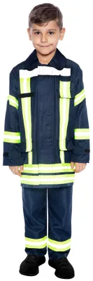 Produktbild von Feuerwehrmann - Karneval Faschingskostüm Kinder Kindergröße: 104