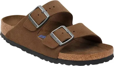Produktbild von Birkenstock Arizona Soft Footbed Suede Leather Dark Tea Tonal FB 43