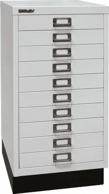 Produktbild von Bisley MultiDrawer Schubladenschrank - Farbe: Lichtgrau