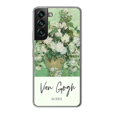 Produktbild von MuchoWow® Handyhülle Schutzhülle Hülle für Samsung Galaxy S22 Malerei - Blumen - Van Gogh Silikon Softcase Handy Hülle - Mobiltelefonhülle