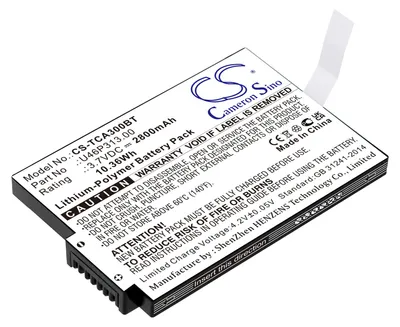 Obrázok produktu pre TECHTEK Batéria kompatibilná s [Xfinity] iControl Technicolor, TCA300COM, pre [Technicolor] TCA300COM nahrádza U46P313.00