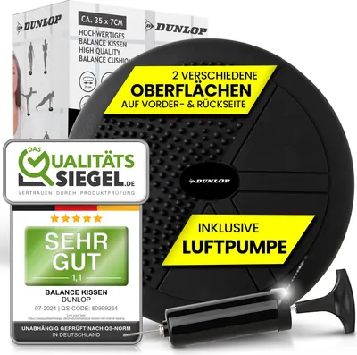 Produktbild von Dunlop Balance Kissen Ball Massage Sitzkissen Luftkissen Sitzhilfe Balance Board