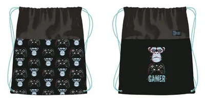 Image de Sac à chaussures pour l'école Blue Gamer