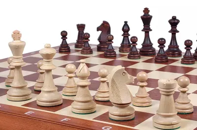 Produktbild von Traditionelles Turnier nr 6 Klassische Schachspiel mit Figuren aus Holz 53x53cm