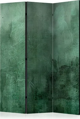 Produktbild von Neuheit! Dekorativer Paravent Raumteiler Trennwand Foto-Paravent Spanische Wand XXL BANANENBLÄTTER 135x172 cm b-A-0834-z-b